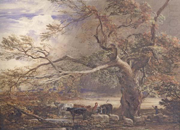 Sheltering from the Storm, Samuel Palmer